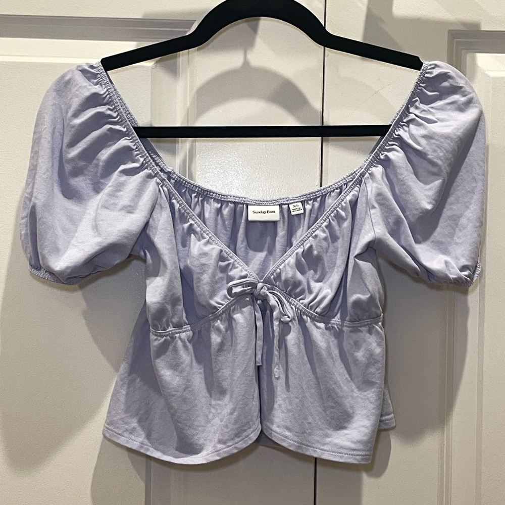 Aritzia Sunday Best Kaia Top Dusk Blue Size: XS NWOT